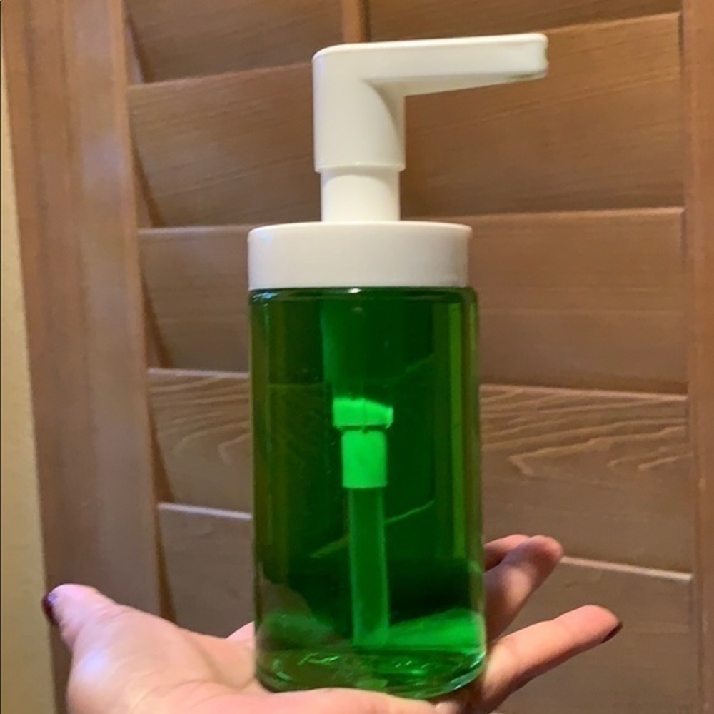 Soap dispenser ikea dish soap, hand soap or lotion kitchen bathroom thick glass